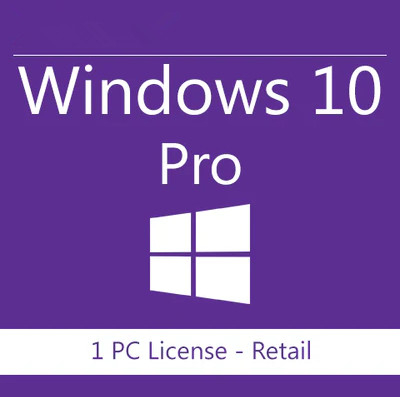 Win 10 Pro Retail 1 User Full Version 32/64 Bit Lifetime Activation Code
