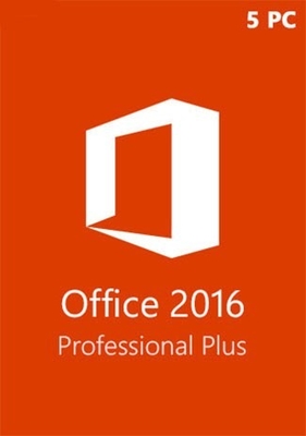 LIFETIME VALIDITY OFFICE 2016 PROFESSIONAL PLUS RETAIL KEY 5 PC LICENSE