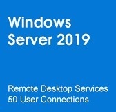 Windows Server License Key 2019 Remote Desktop Services User Connections 50 Cals