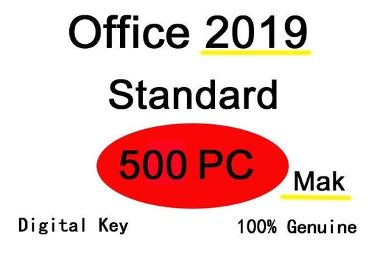 Mak Licensing Office 2019 License Key Standard 500 User Online Activation