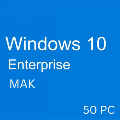 Genuine Windows 10 Enterprise Mak 50 User Volume License Key Internet Activation