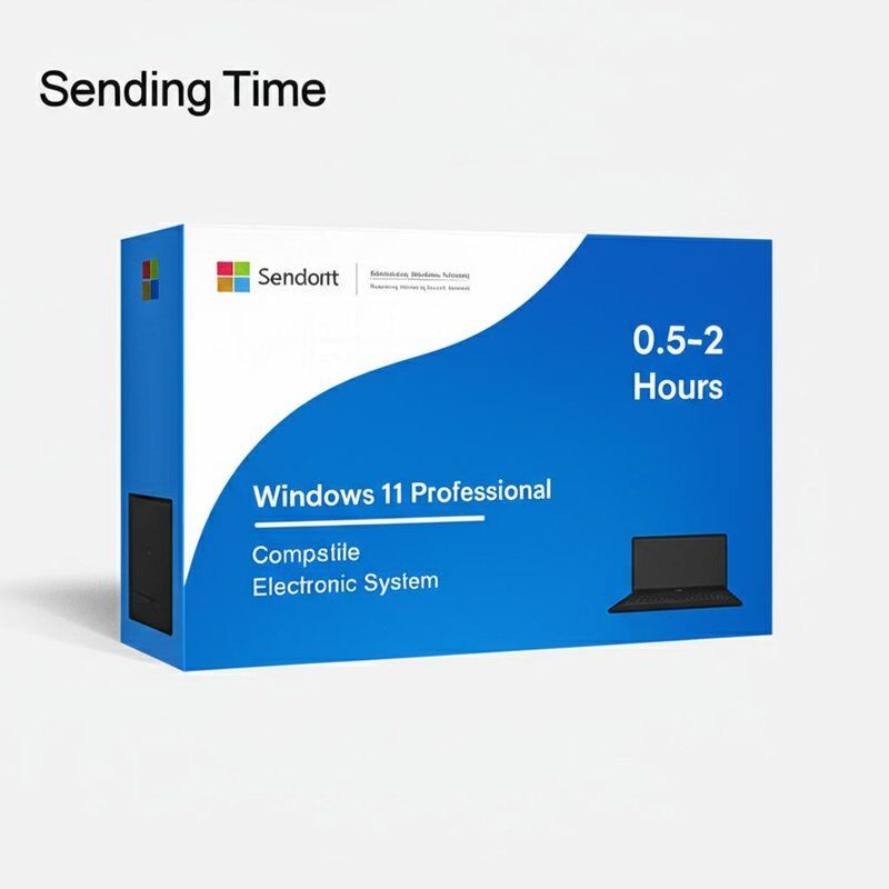 Sending Time 0.5-2 Hours Windows 11 Professional Electronic Delivery Compatible Windows 10 Operating System for Business