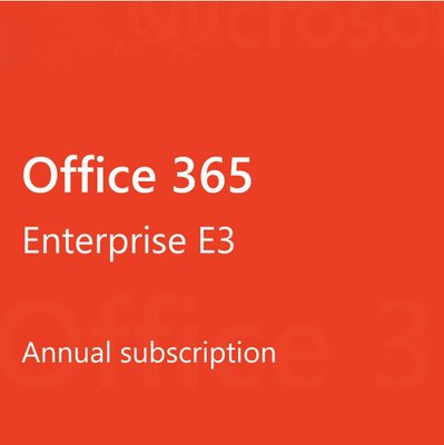 Office 365 Enterprise E3 100 Gebruikers Eén Jaar Abonnement Licentie Sleutel Voor PC/Mac
