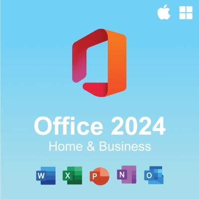 Office 2024 Home and Business voor Windows of MAC E-mail Bind Licentie