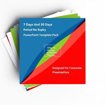 7 Dagen en 30 Dagen Periode Geen Vervaldatum PowerPoint Sjabloon Pakket Ontworpen Voor Bedrijfspresentaties en Trainingssessies