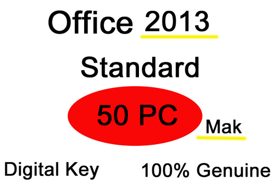 50 de Vergunnings Zeer belangrijke Onmiddellijke Levering van PC Office 2013, de Productcode van Leven access 2013
