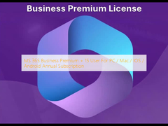 MS 365 Business Premium + 15 gebruikers Voor PC / Mac / IOS / Android Jaarlijkse abonnement
